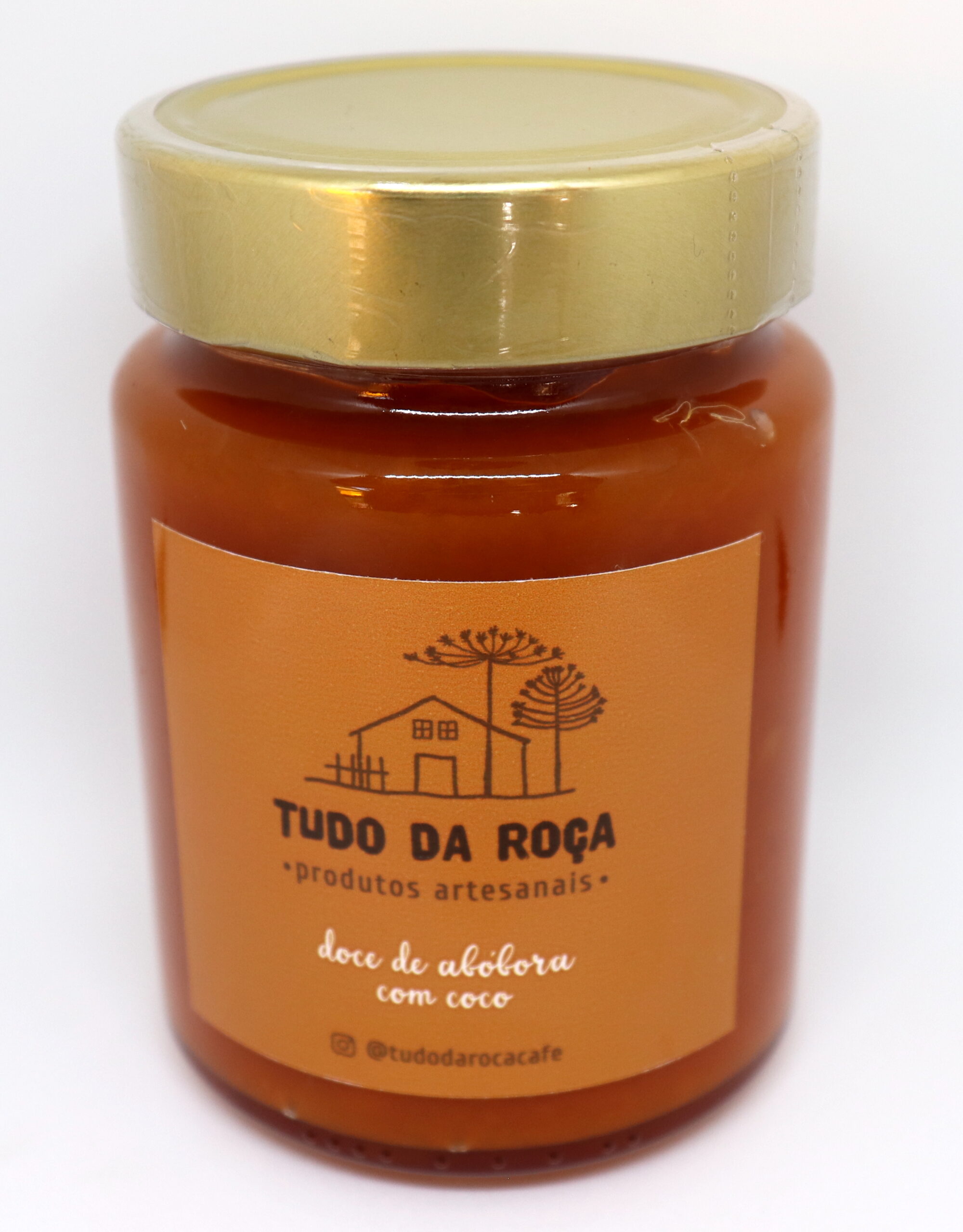 Compota Doce de Abóbora c/ coco – Tudo da Roça 400g